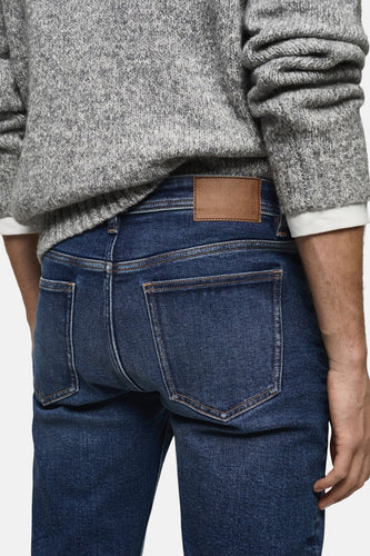 JEANS JAN - mid blue denim - MANGO