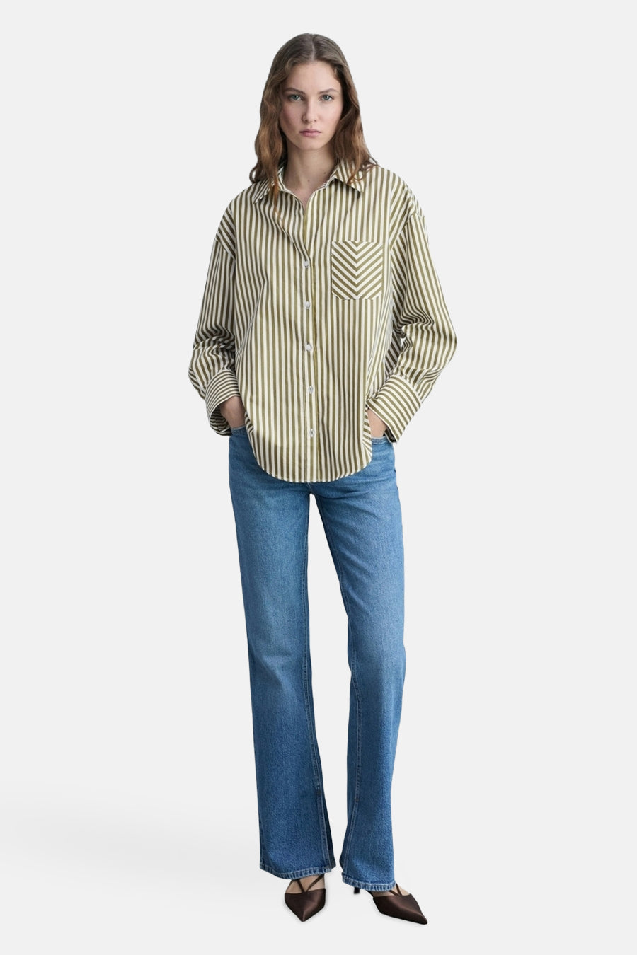 Chemise à manches longues - vert