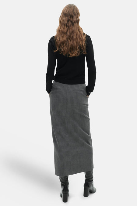 Pull met V-hals - Zwart