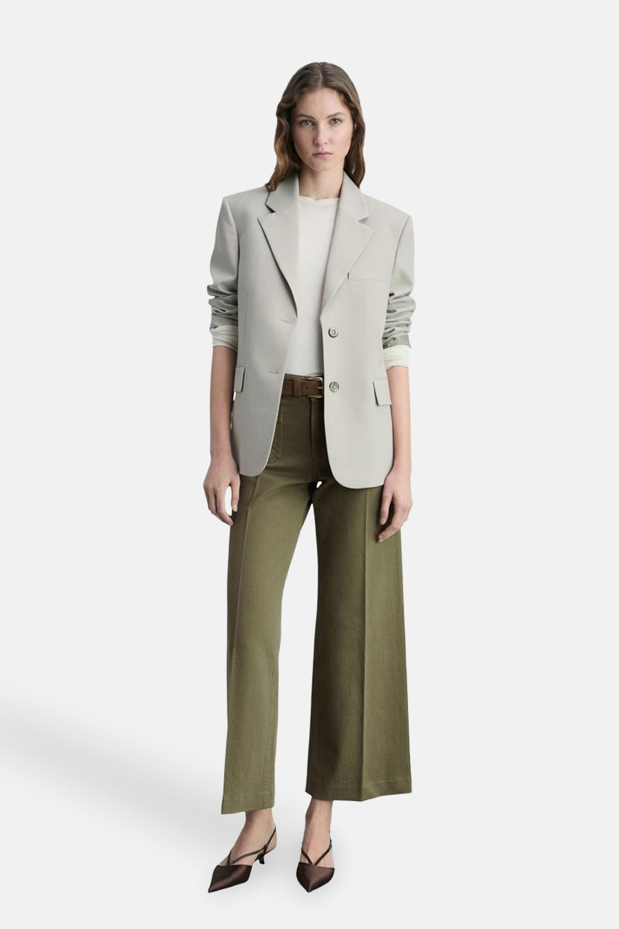 Pantalon coloré - Kaki