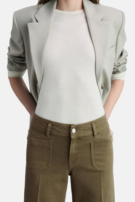 Jeans coloré Brun - Mango