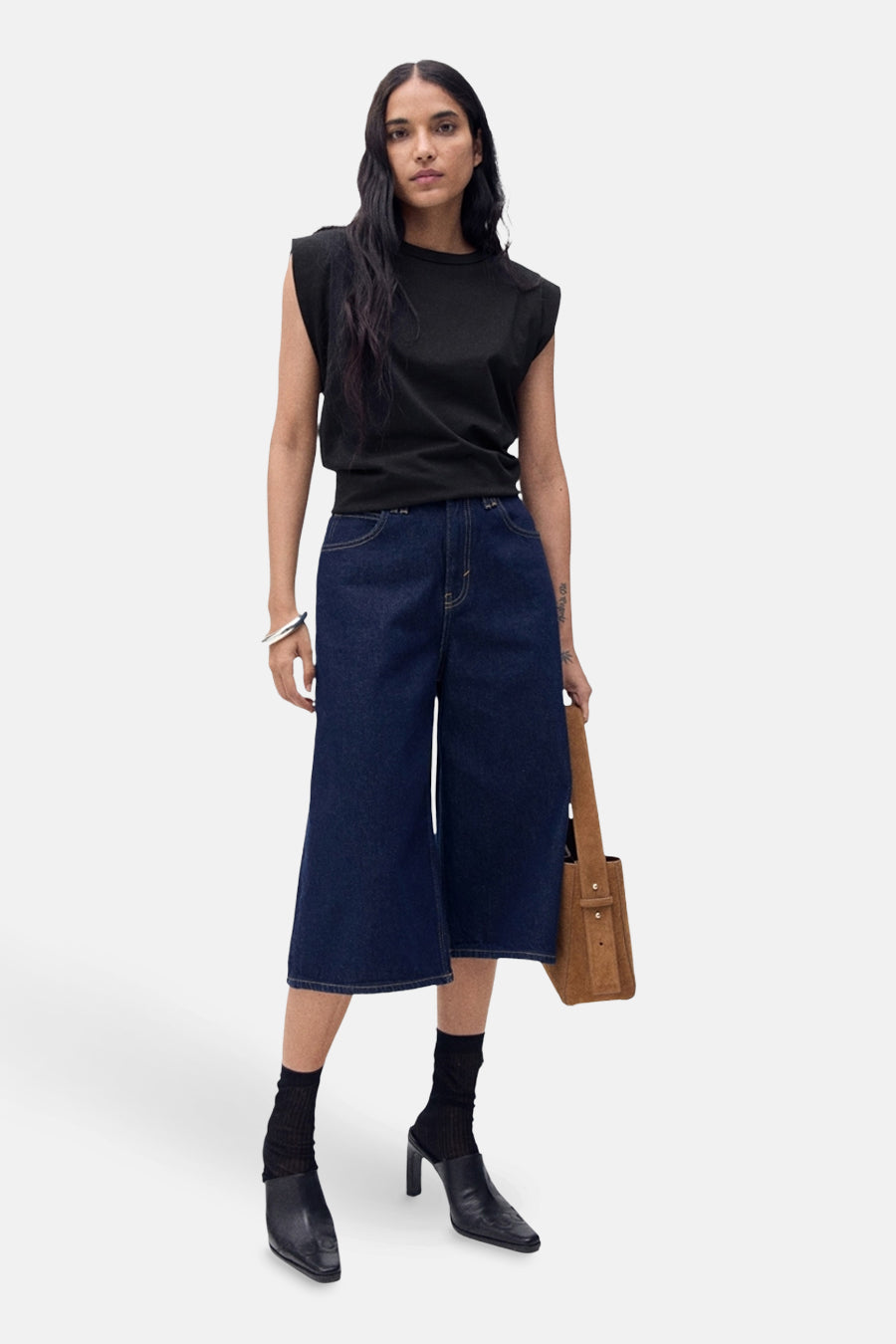 Top (sans manches) Noir - MANGO