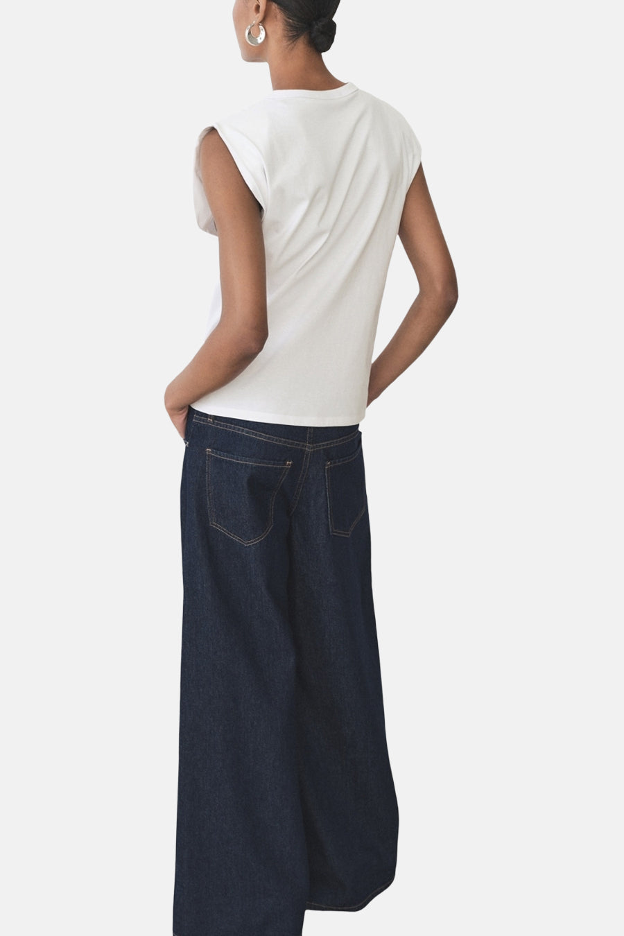 Top (sans manches) Blanc - MANGO