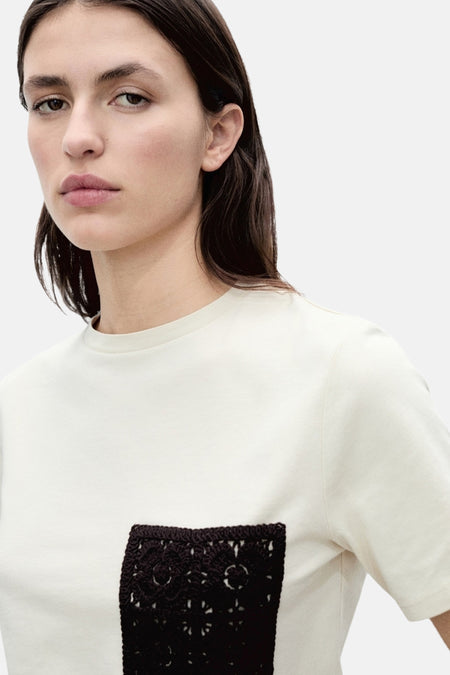 T-shirt met korte mouwen - Beige