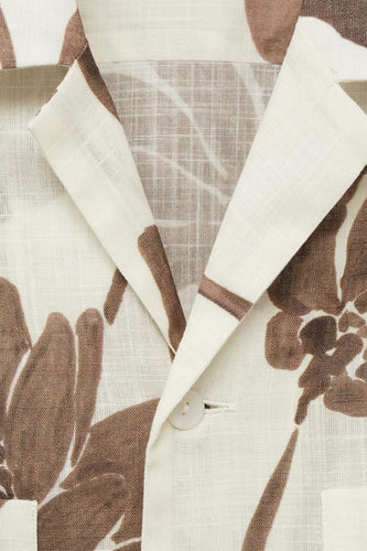 Chemise à manches courtes - brun - MANGO