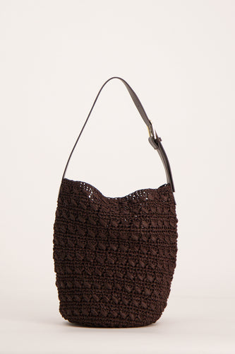 Schoudertas - bruin - MANGO