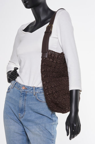 Schoudertas - bruin - MANGO