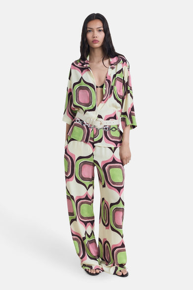 Blouse met korte mouwen - Multicolor