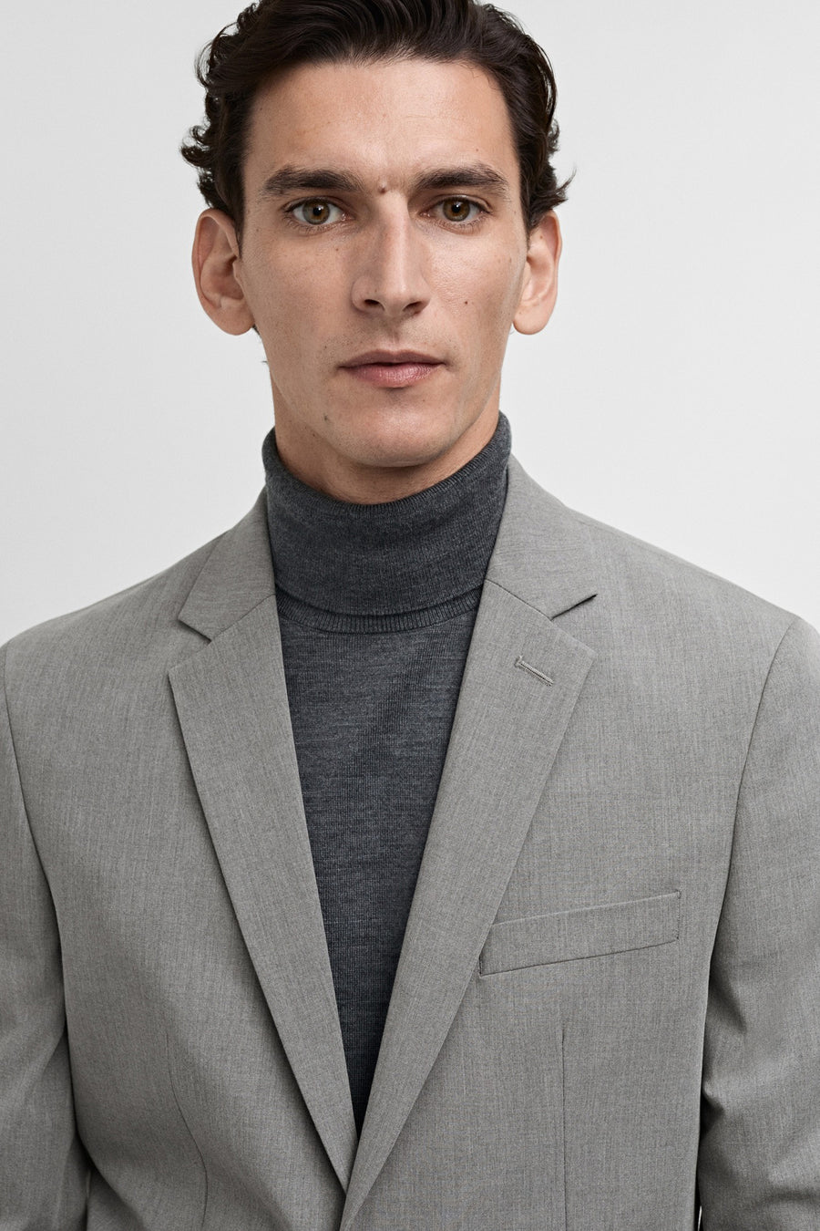 Blazer - grijs - MANGO