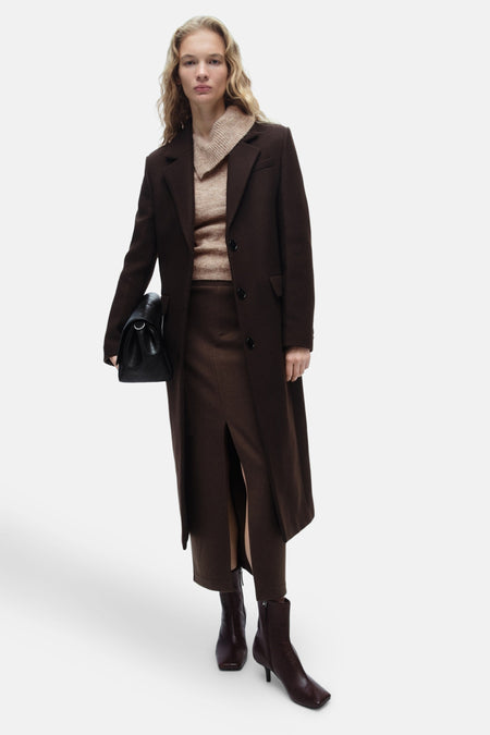 Pull col roulé Beige - Mango