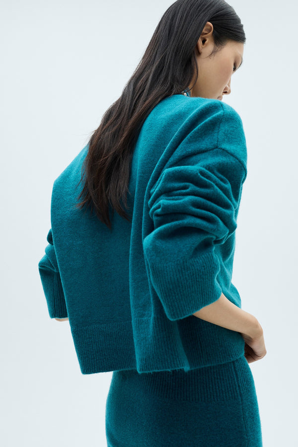 Pull col O Vert - Mango