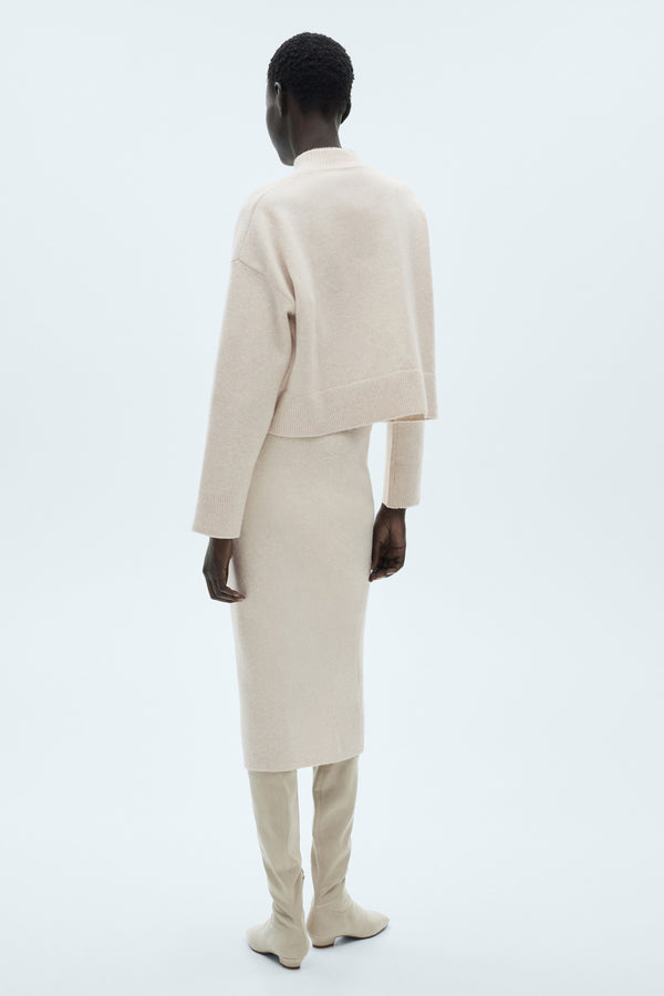 Pull col O Beige - Mango