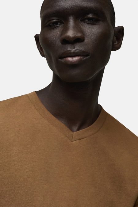 T-shirt met korte mouwen - bruin