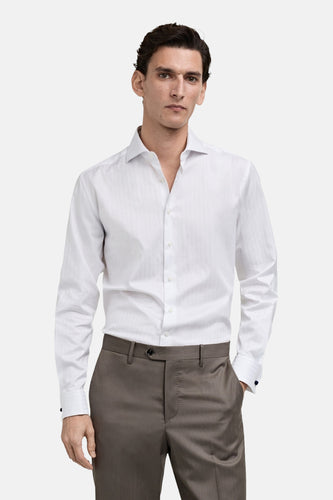 Hemd met lange mouwen - wit - MANGO