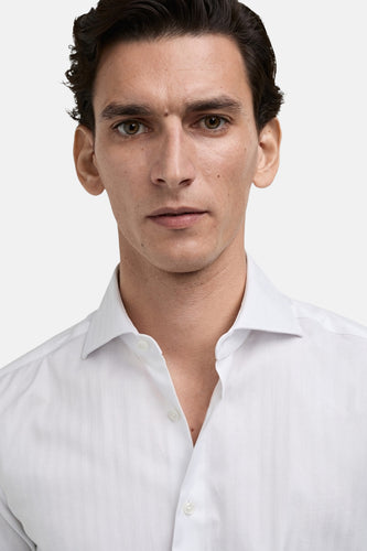 Hemd met lange mouwen - wit - MANGO