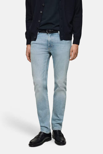 Jeans slim light blue denim - Mango