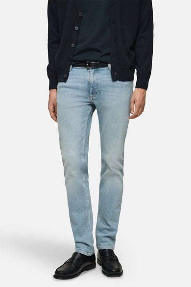 Jeans slim Light blue denim - Mango
