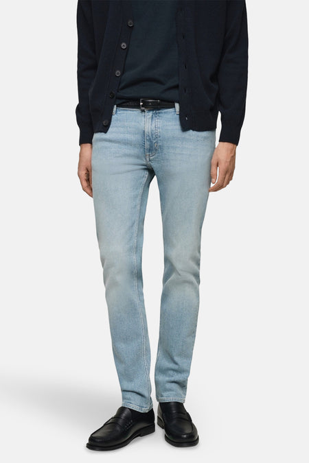 Jeans slim Light blue denim - Mango