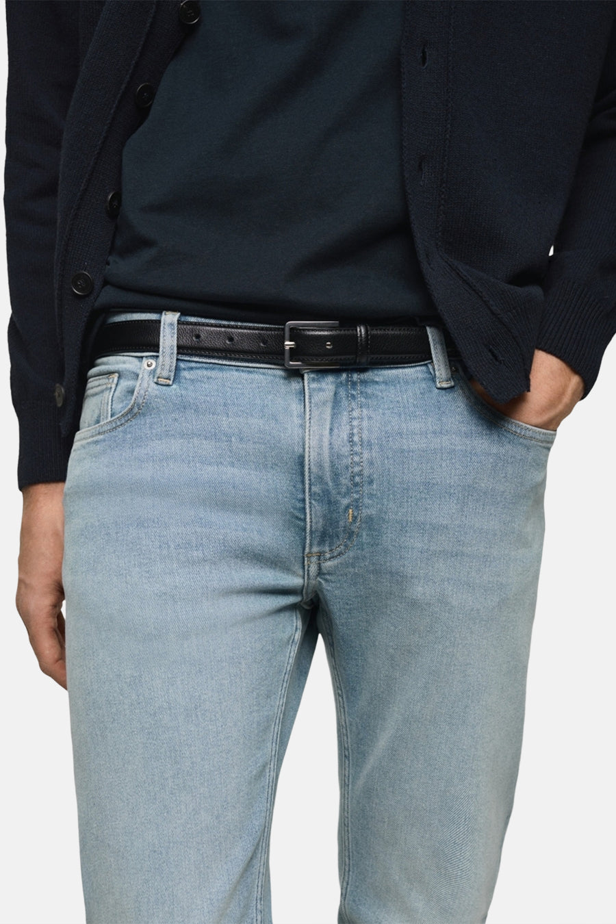 JEANS JAN - light blue denim - MANGO