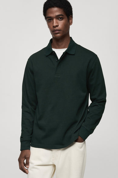 Sweater met ronde hals Groen - Mango