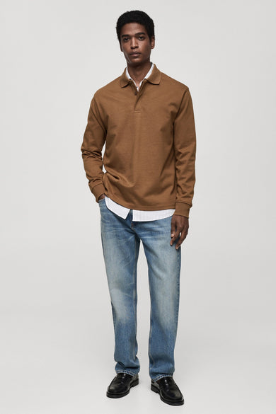 Sweater met ronde hals Bruin - Mango