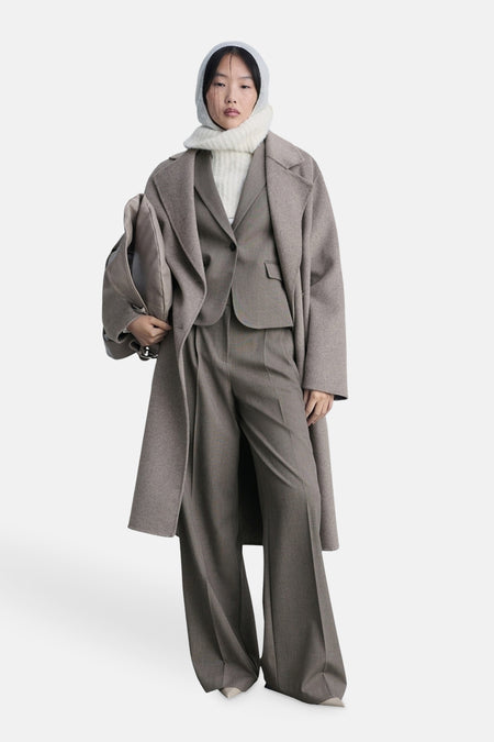 Blazer Bruin - Mango