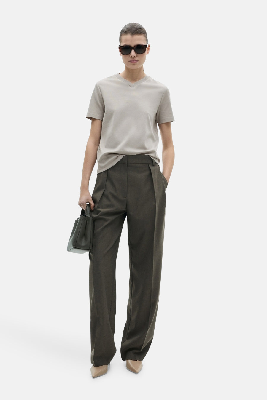 T-shirt à manches courtes - Gris - MANGO