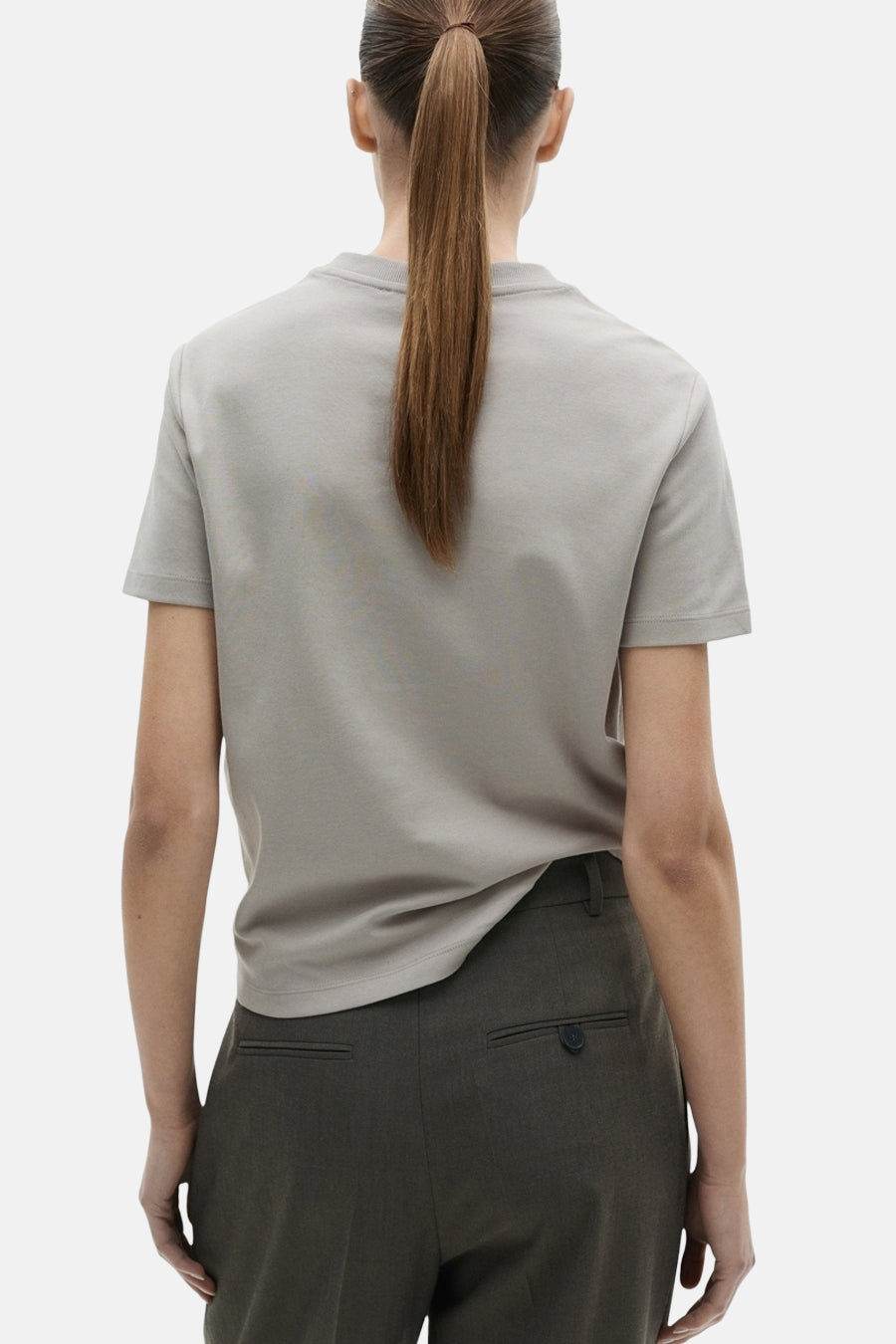 T-shirt à manches courtes - Gris - MANGO