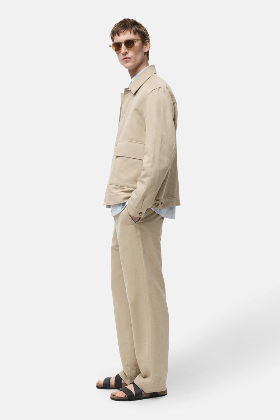 Broek - Beige - MANGO