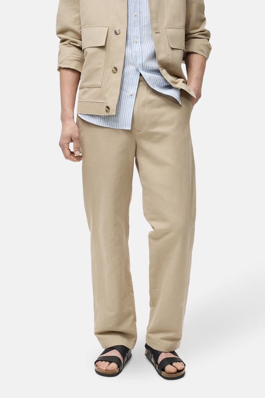 Broek - Beige - MANGO