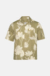 Chemise (manches courtes) Vert - MANGO
