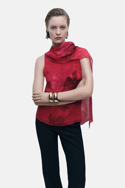 Blouse (zonder mouwen) Rood - Mango