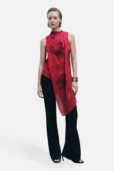 Blouse (zonder mouwen) Rood - Mango