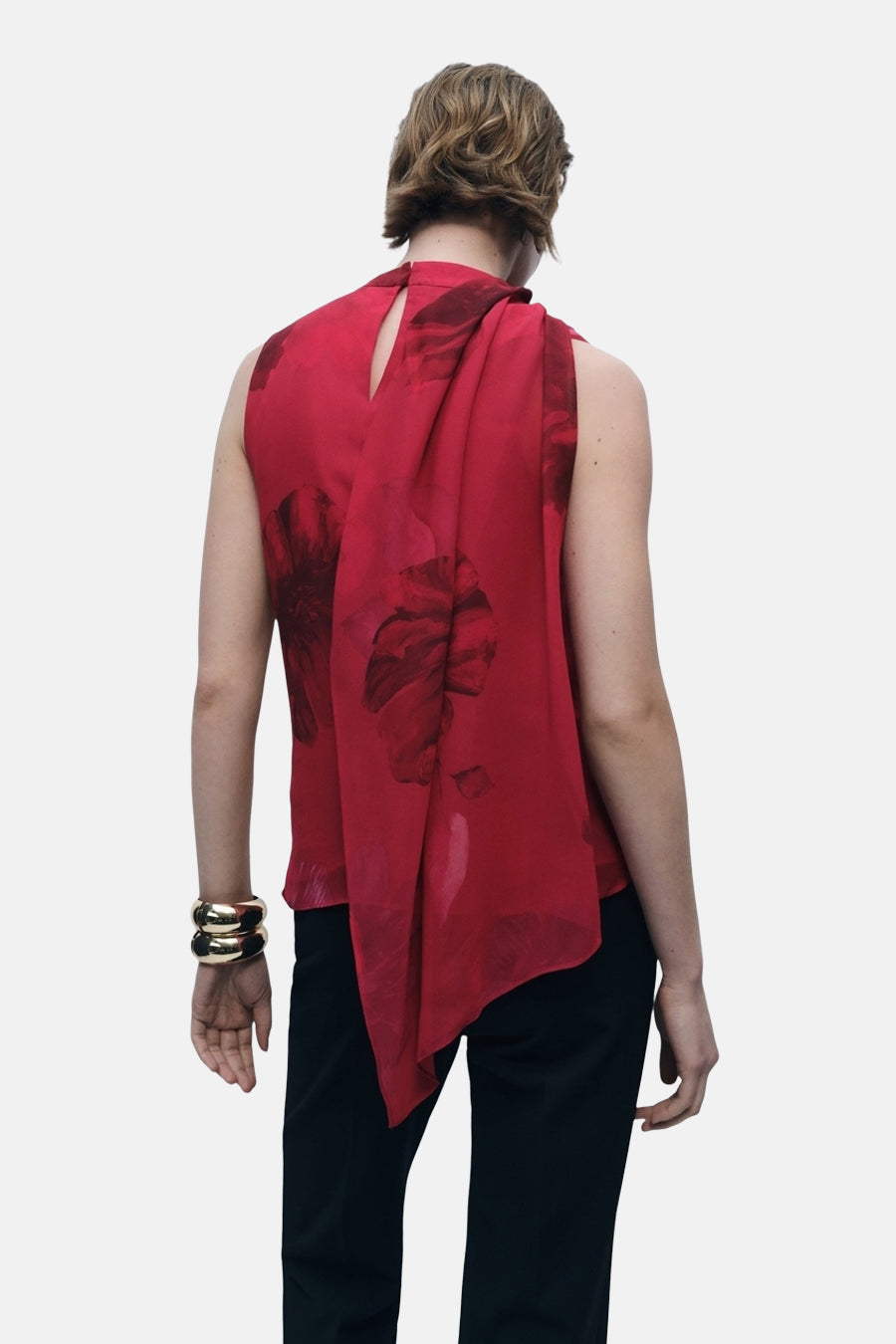 Blouse (zonder mouwen) Rood - Mango