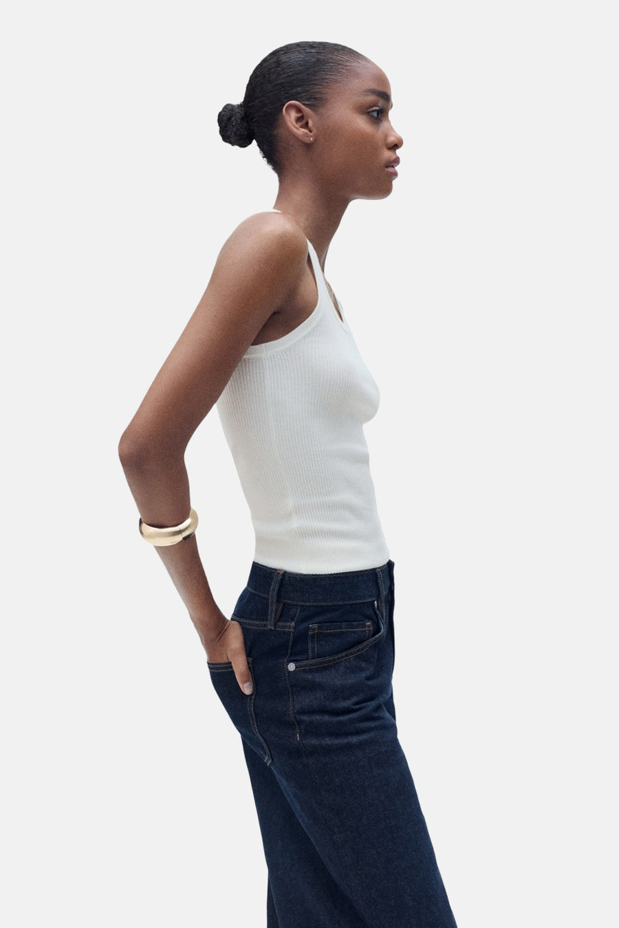 Débardeur - Blanc - MANGO