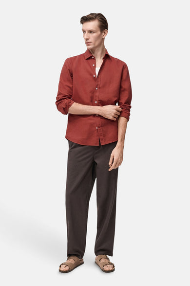 Hemd (lange mouwen) Rood - MANGO