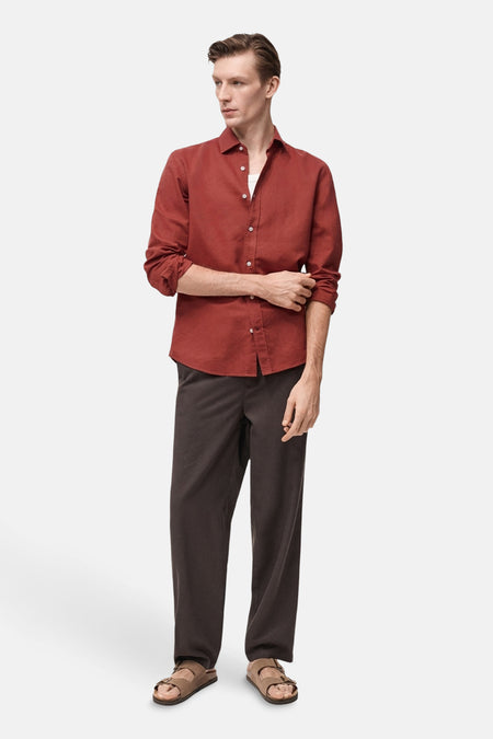 Hemd (lange mouwen) Rood - MANGO