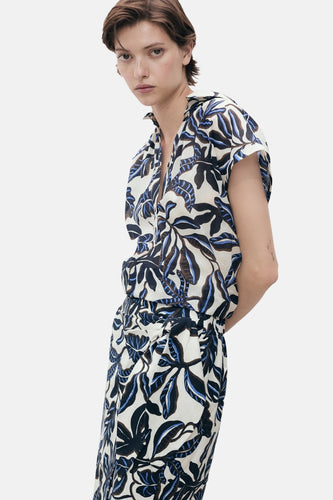 Chemise à manches courtes - Multicolore - MANGO