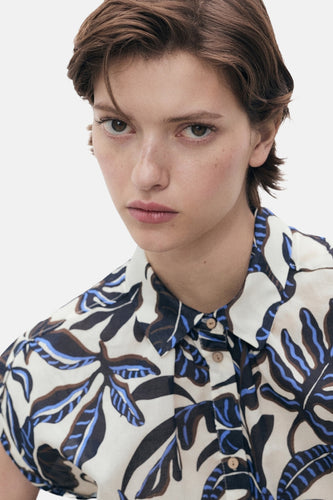 Chemise à manches courtes - Multicolore - MANGO