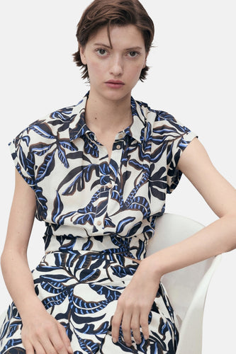 Chemise à manches courtes - Multicolore - MANGO