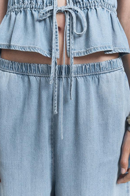 Broek - Light blue denim