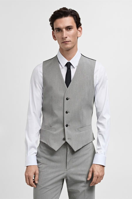 Gilet Grijs - Mango