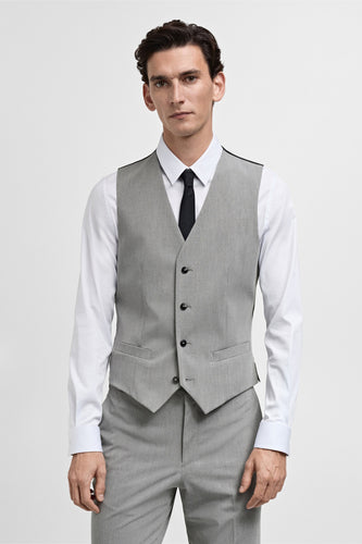 Gilet - grijs - MANGO