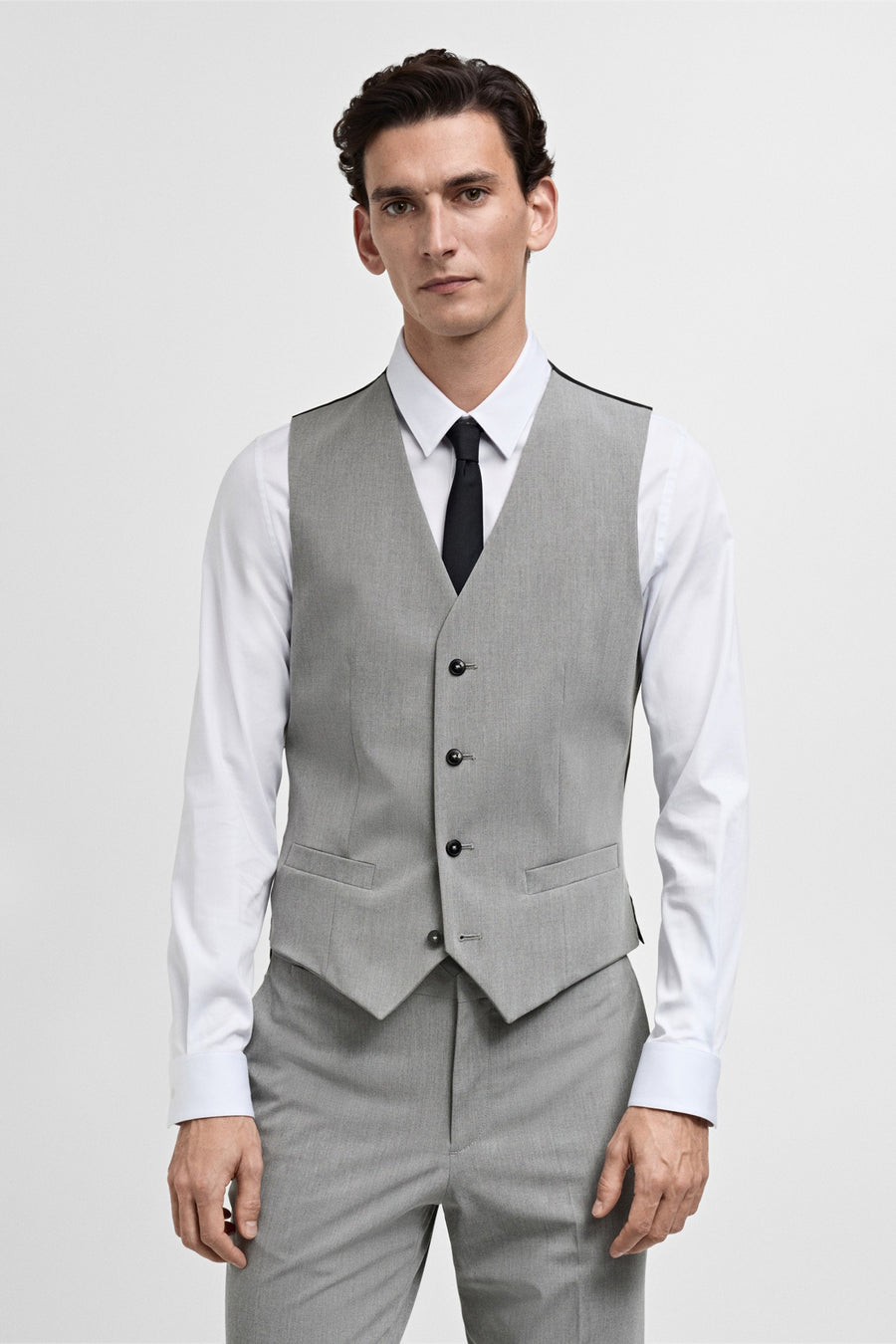 Gilet - grijs - MANGO