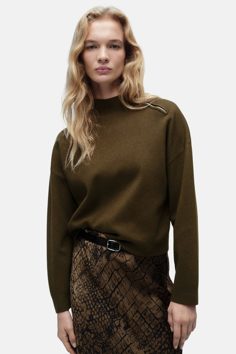 Pull col O Brun - Mango