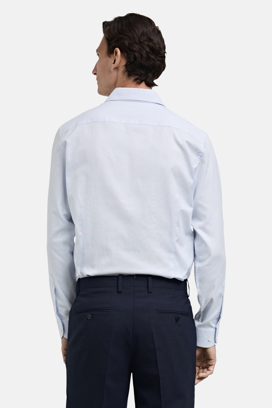 Hemd met lange mouwen - blauw - MANGO