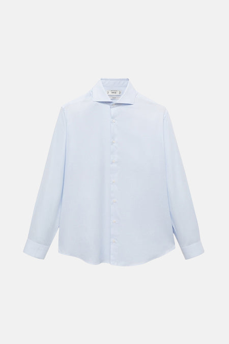 Hemd (lange mouwen) Blauw - Mango