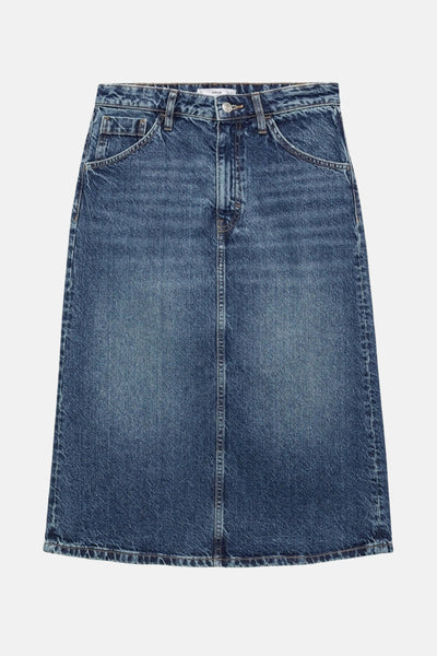 Rok 3/4 Mid blue denim - Mango