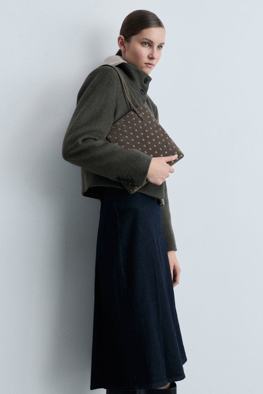 Handtas - bruin - MANGO