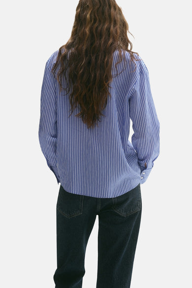 Hemd met lange mouwen - blauw